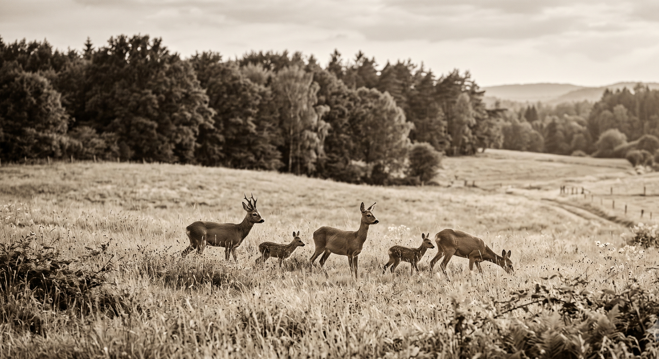 Rehe, Landschaft